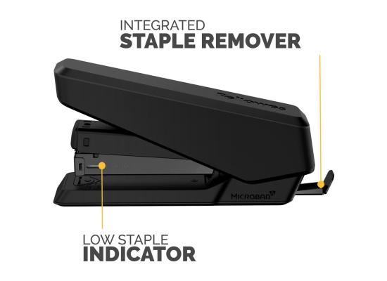 Fellowes LX850 EasyPress Full Strip Stapler, 25-Sheet Capacity, Black